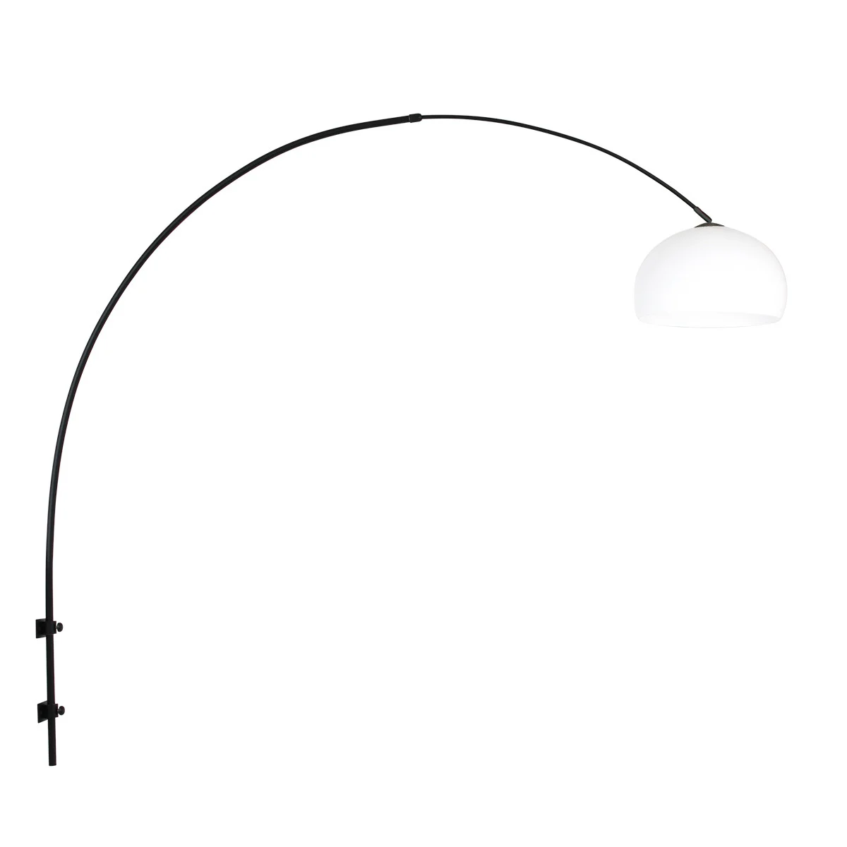 Lámpara de pared curva Steinhauer Sparkled light blanco y negro