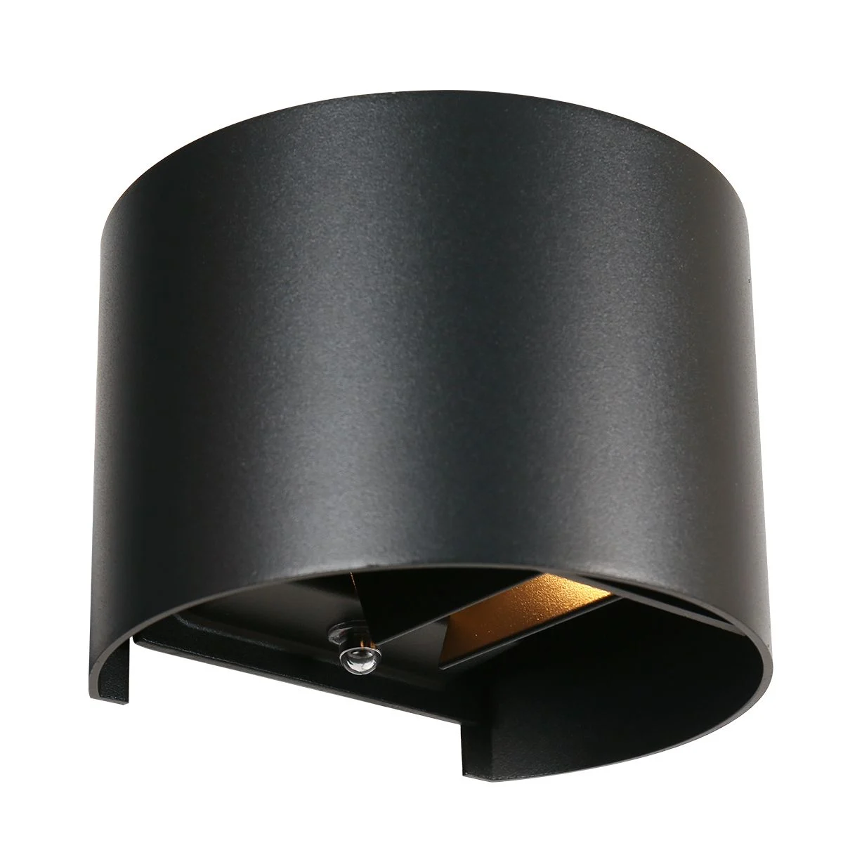 Lámpara de pared moderna semicircular Steinhauer Logan negro