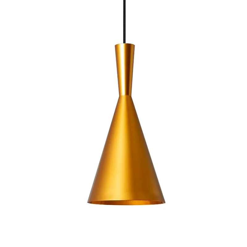 Lámpara de Techo Colgante Dorado de Diseño Dixson 1XE27