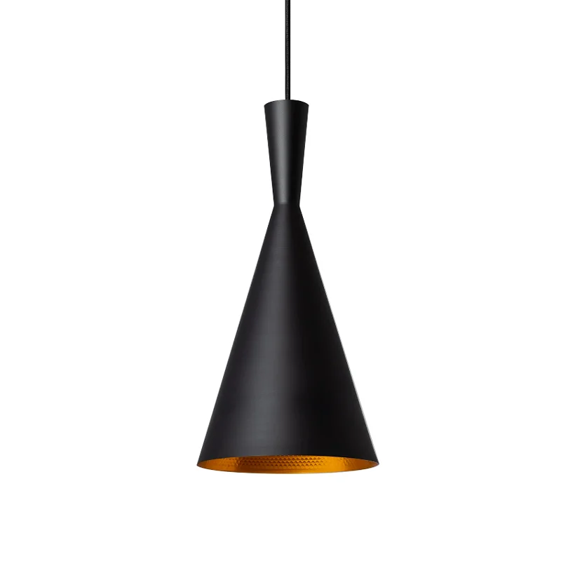 Lámpara de Techo Colgante Negra de Diseño Dixson 1XE27