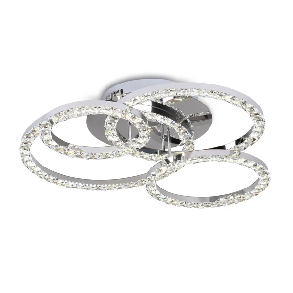Lámpara de Techo LED 54W Hoops con Mando a Distancia