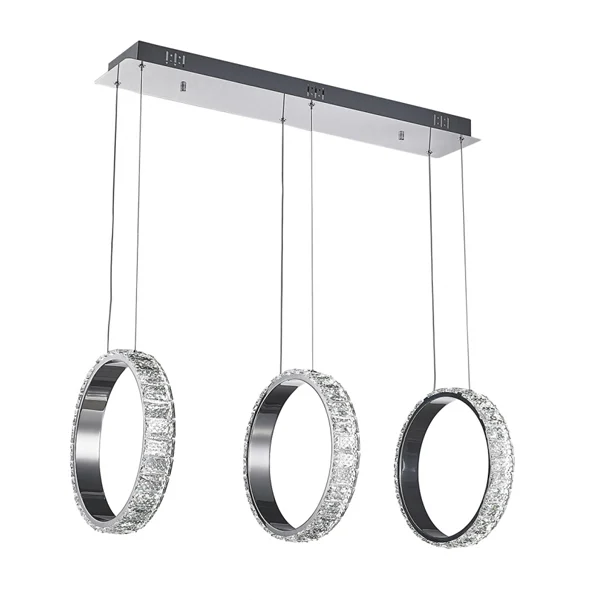 Lámpara de Techo LED 54W Ring 3 con Mando a Distancia