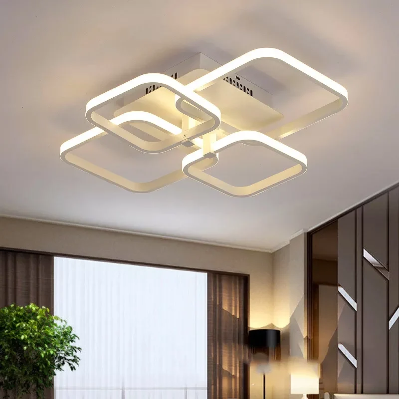Lampara de Techo LED Square Blanco 90W CCT con Mando a Distancia