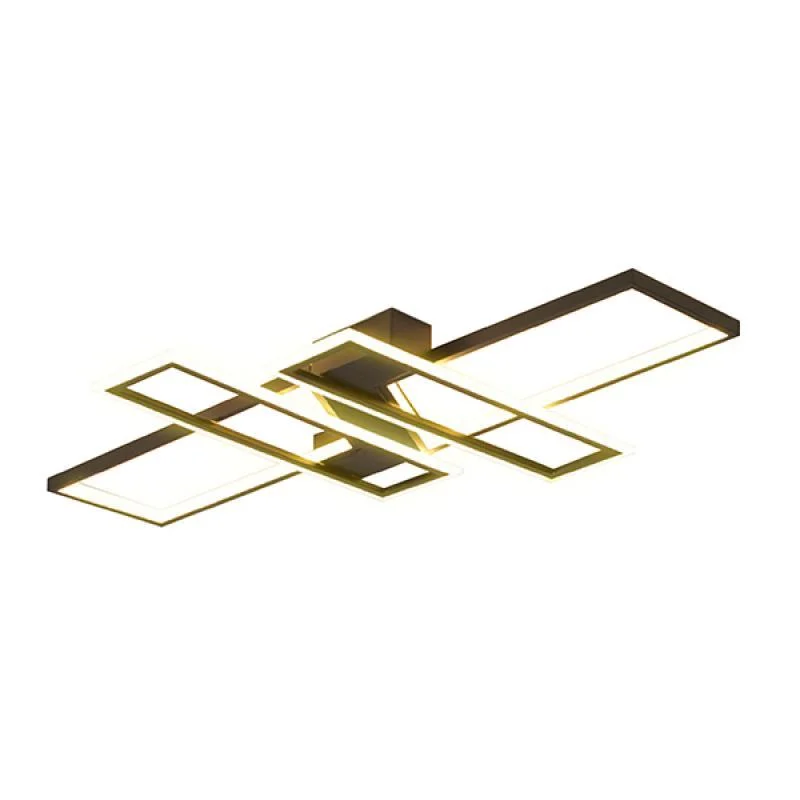Lampara de Techo LED Square Marrón 80W CCT con Mando a Distancia