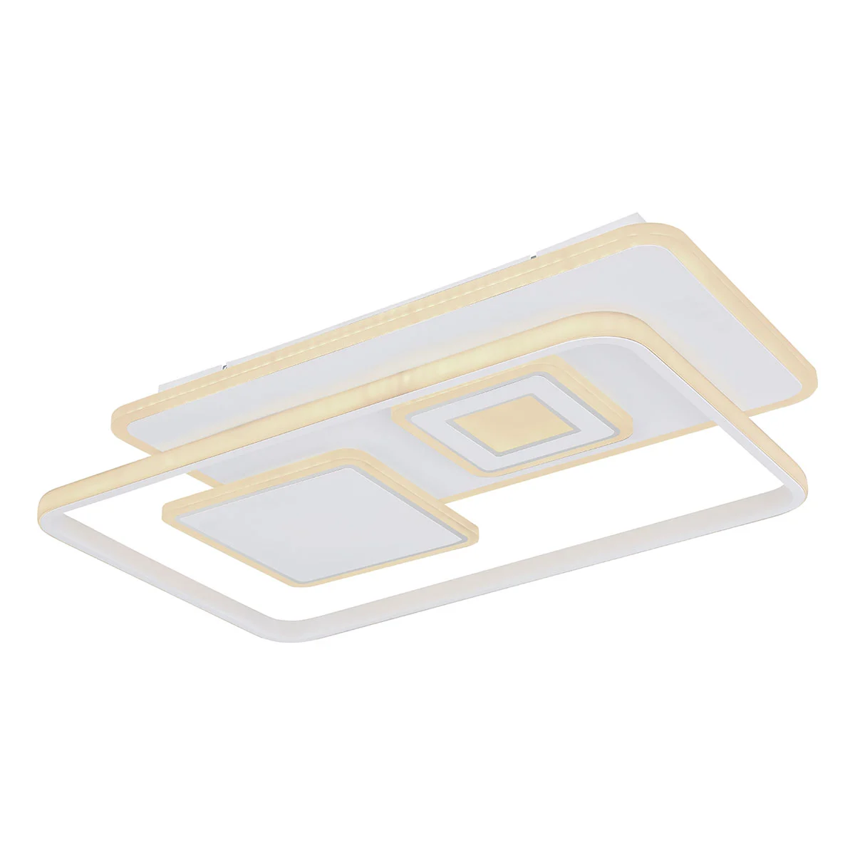 Lámpara de techo moderna blanca rectangular Globo Roderick