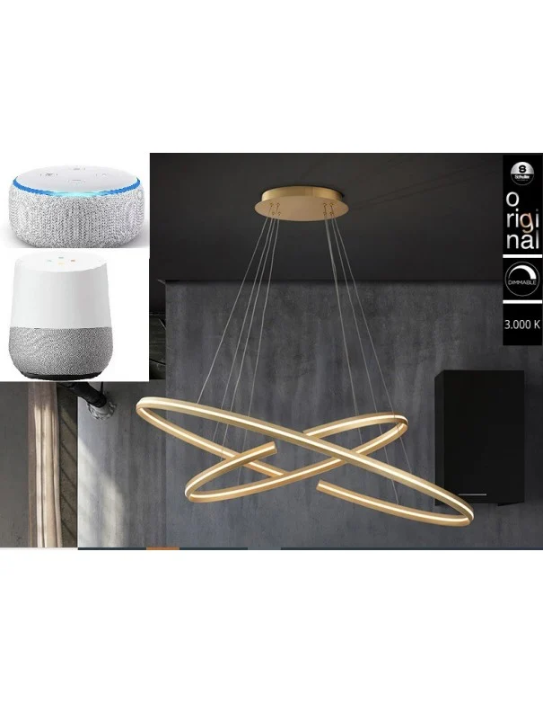 Lámpara Elipse Schuller Compatible Amazon Echo Google Home