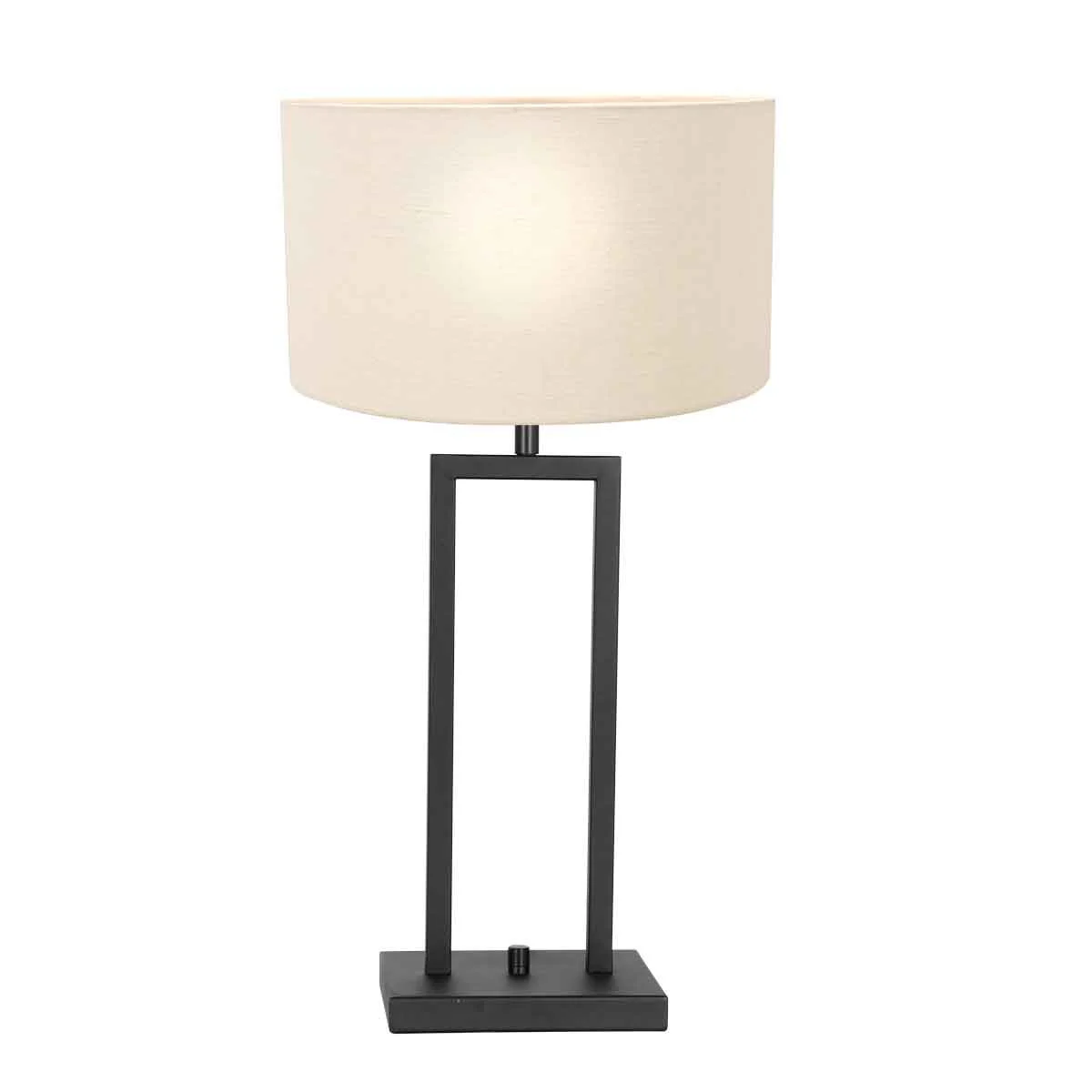 Lámpara moderna con pantalla crema Steinhauer Stang