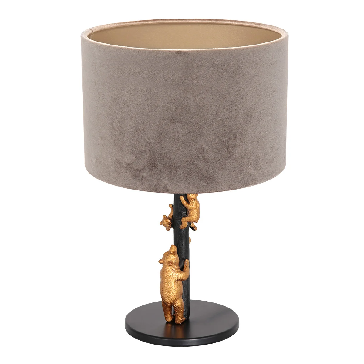 Lámpara osos de terciopelo beige Anne Light & Home