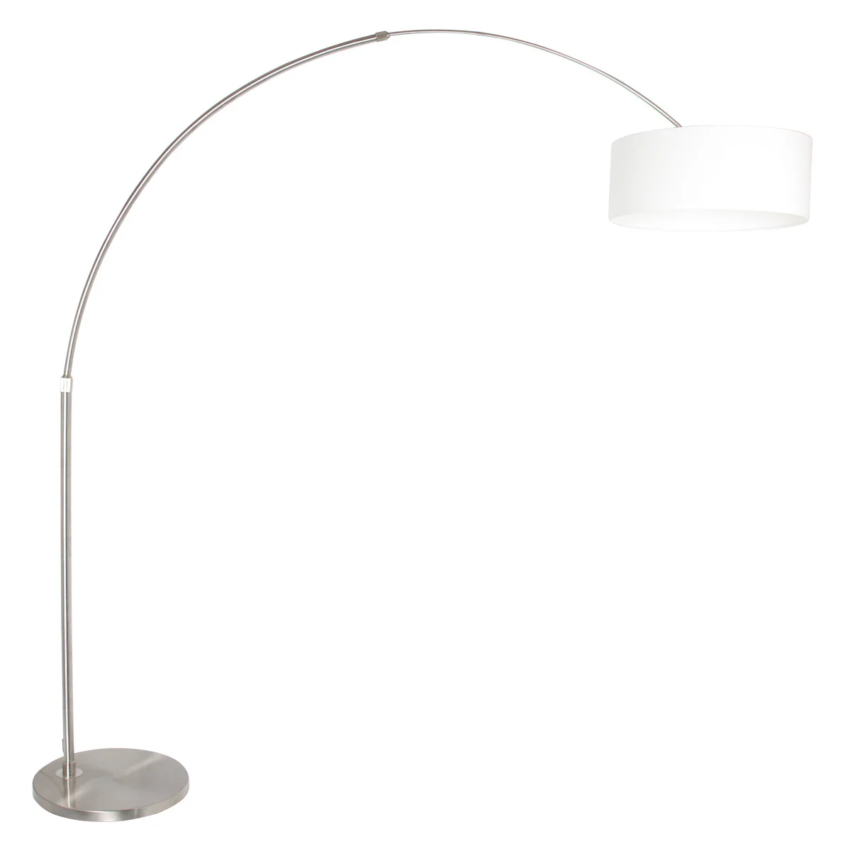 Lámpara pie de diseño Steinhauer Sparkled light transparente y negro