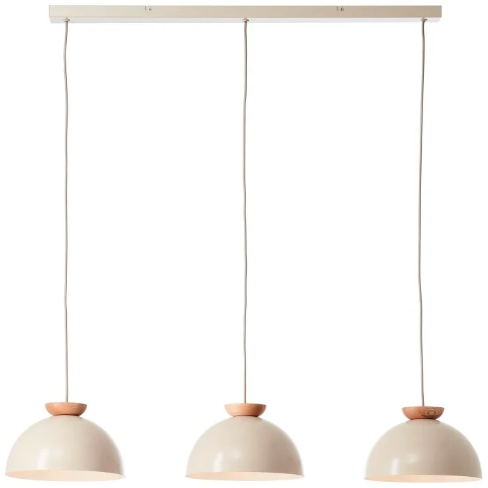 Lámparas Brilliant Nalam Lámparas colgantes Beige, 3 luces