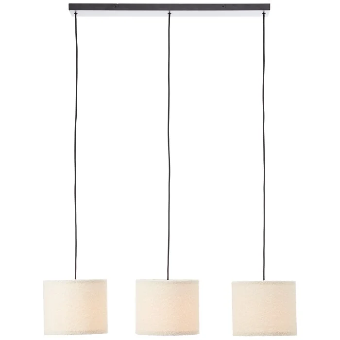 Lámparas Brilliant Teddy Lámparas colgantes Blanca, 3 luces