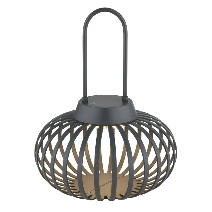 Lámparas Globo Lighting Allegra Lámparas de mesa LED Antracita, 1 luz