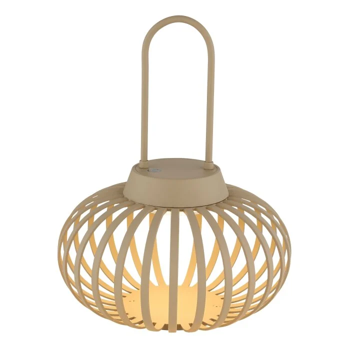Lámparas Globo Lighting Allegra Lámparas de mesa LED Color arena, 1 luz