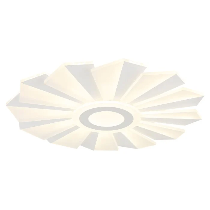 Lámparas Globo Lighting Alwina Plafones LED Blanca, 1 luz, Mando a distancia