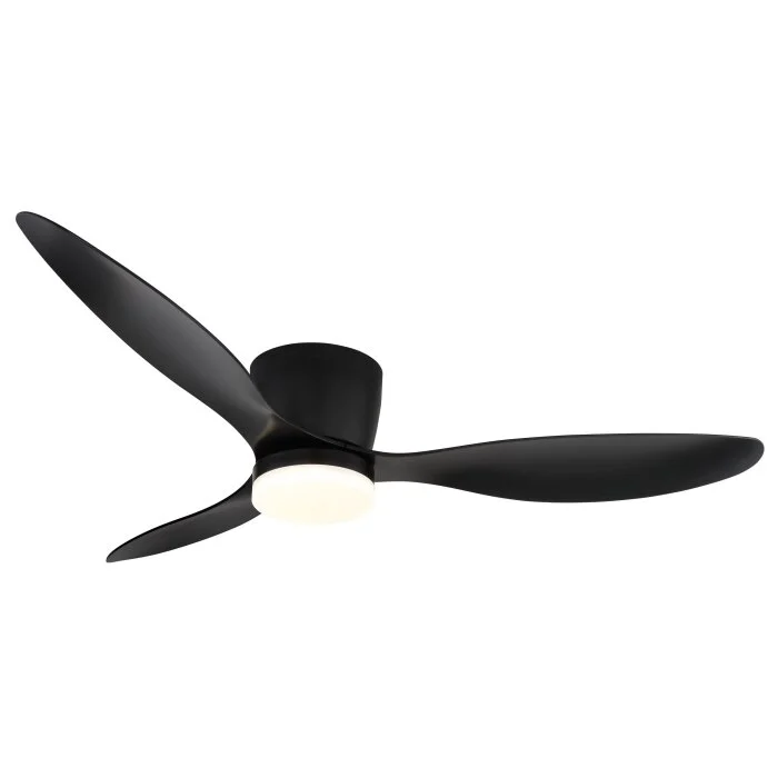 Lámparas Globo Lighting Armando lámpara ventilador de techo LED Negro, 1 luz, Mando a distancia