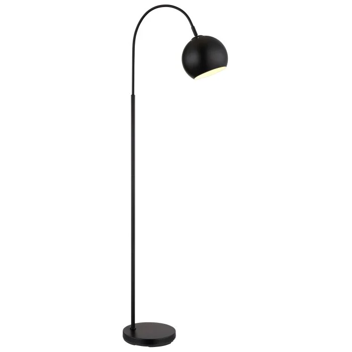 Lámparas Globo Lighting Benno Lámpara de pie Negro, 1 luz