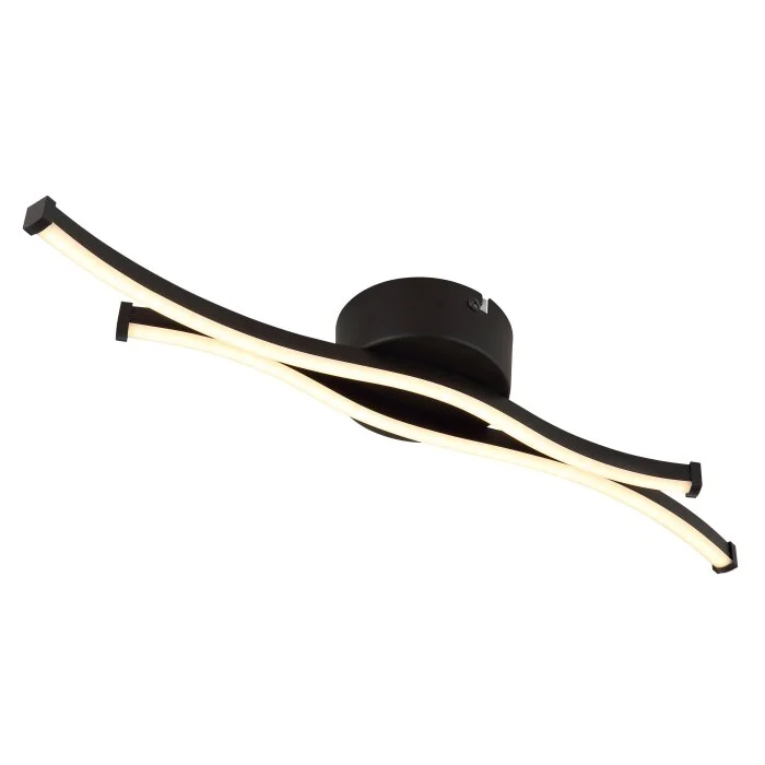 Lámparas Globo Lighting Boyd Plafones LED Negro, 1 luz