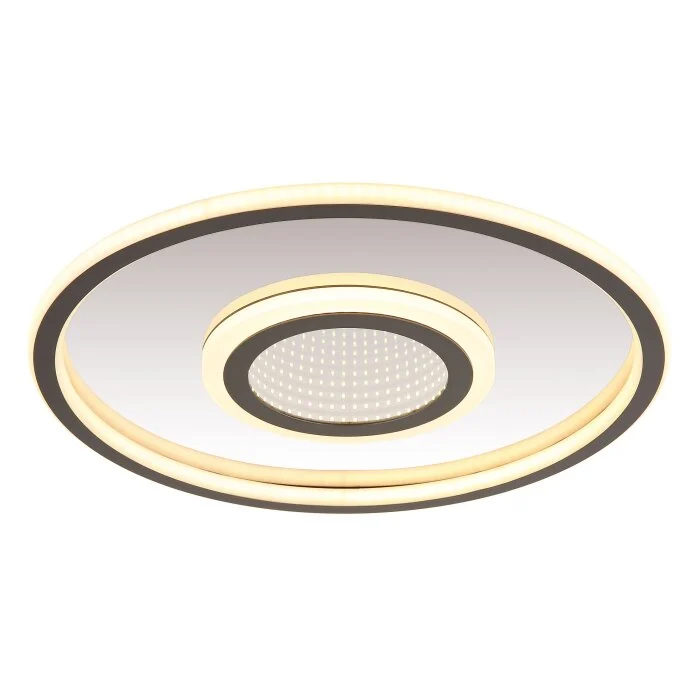Lámparas Globo Lighting Cara Plafones LED Gris, Plata, 1 luz