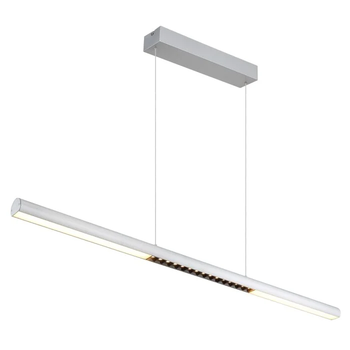 Lámparas Globo Lighting Cody Lámparas suspendidas LED aluminio bruñido, Blanca, 1 luz