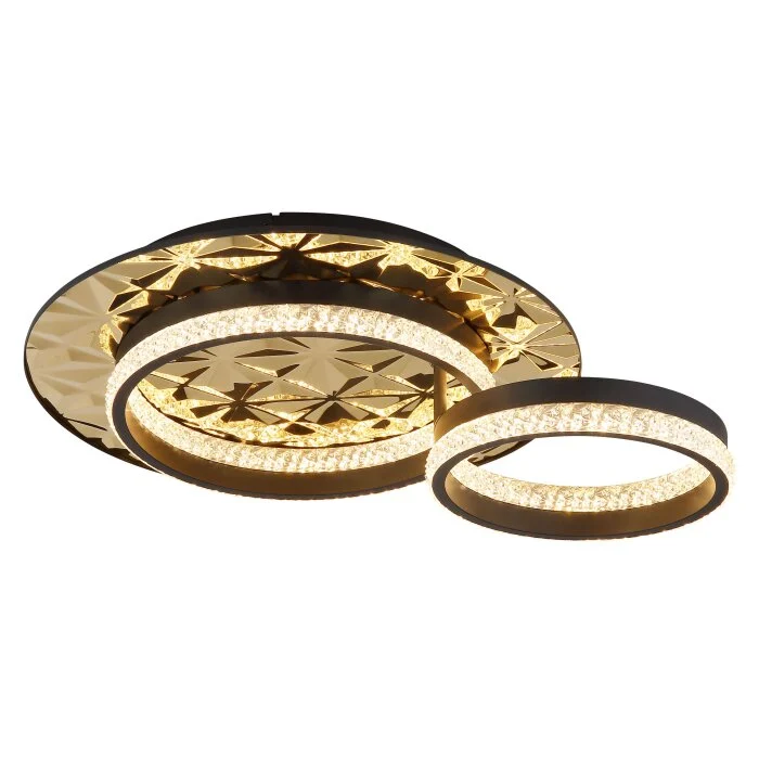Lámparas Globo Lighting Della Plafones LED dorado, Negro, 1 luz