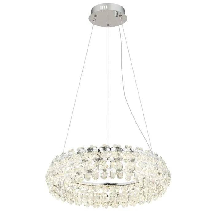 Lámparas Globo Lighting Diann Lámparas suspendidas LED Cromo, 1 luz