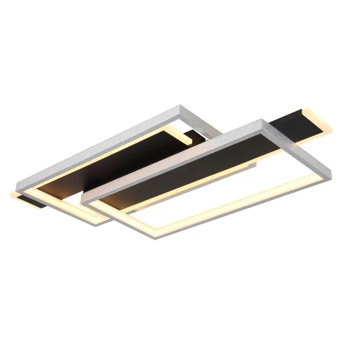 Lámparas Globo Lighting Finnley Plafones LED Negro, 1 luz