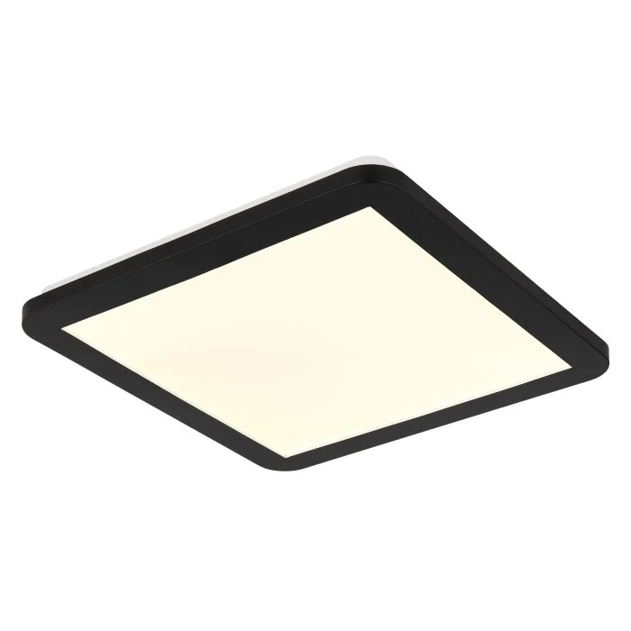 Lámparas Globo Lighting Fitzpatrick Plafones LED Negro, 1 luz