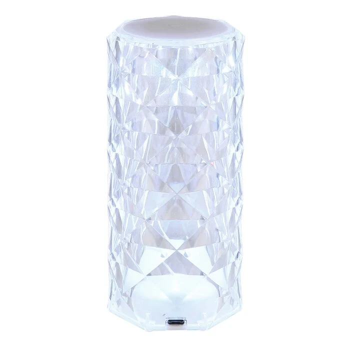 Lámparas Globo Lighting Gixi Lámparas de mesa LED Plata, Transparente, claro, 1 luz, Cambia de color