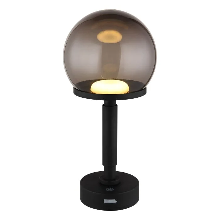 Lámparas Globo Lighting Haku Lámparas de mesa LED Negro, 1 luz