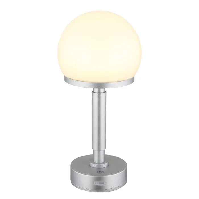 Lámparas Globo Lighting Haku Lámparas de mesa LED Plata, 1 luz