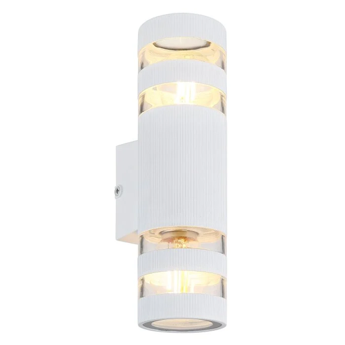 Lámparas Globo Lighting Hayes Apliques Blanca, 2 luces