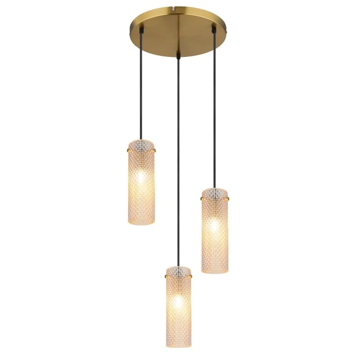 Lámparas Globo Lighting Karolo Lámparas suspendidas dorado, 3 luces