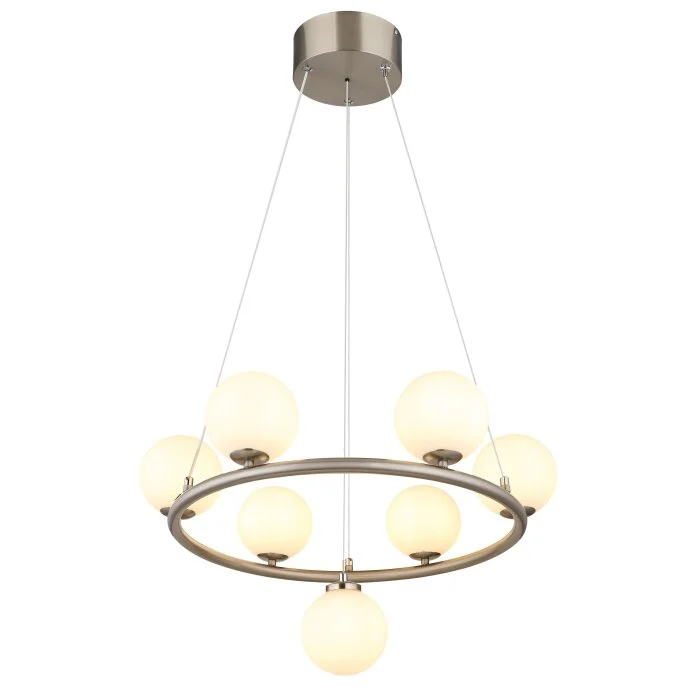 Lámparas Globo Lighting Riha Lámparas suspendidas Blanca, 7 luces