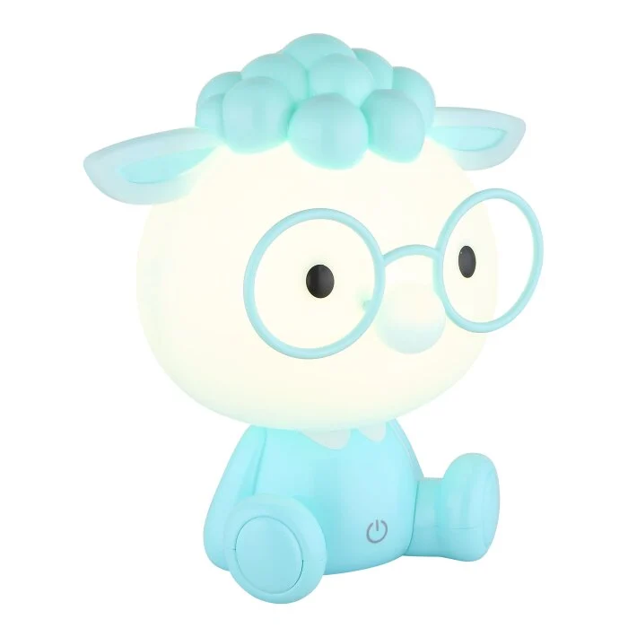 Lámparas Globo Lighting Sheepy Lámparas de mesa LED Azul, Blanca, 1 luz