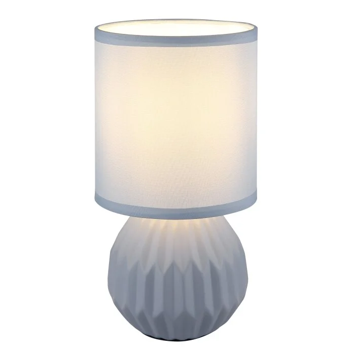 Lámparas Globo Lighting Sylas Lámparas de mesa Azul, 1 luz