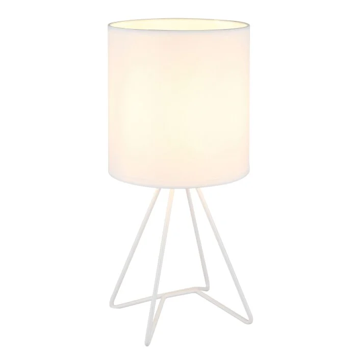 Lámparas Globo Lighting Tamian Lámparas de mesa Blanca, 1 luz