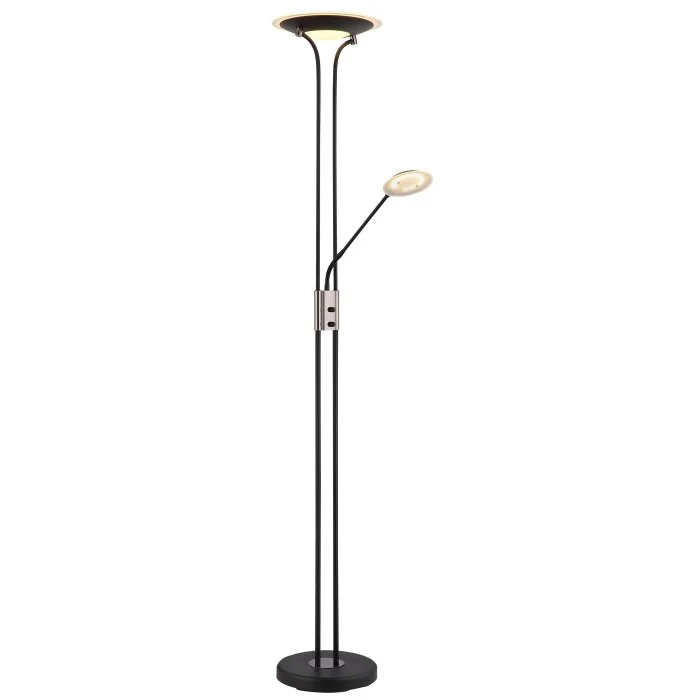 Lámparas Globo Lighting Tamika Plafones LED Cromo, Negro, 1 luz