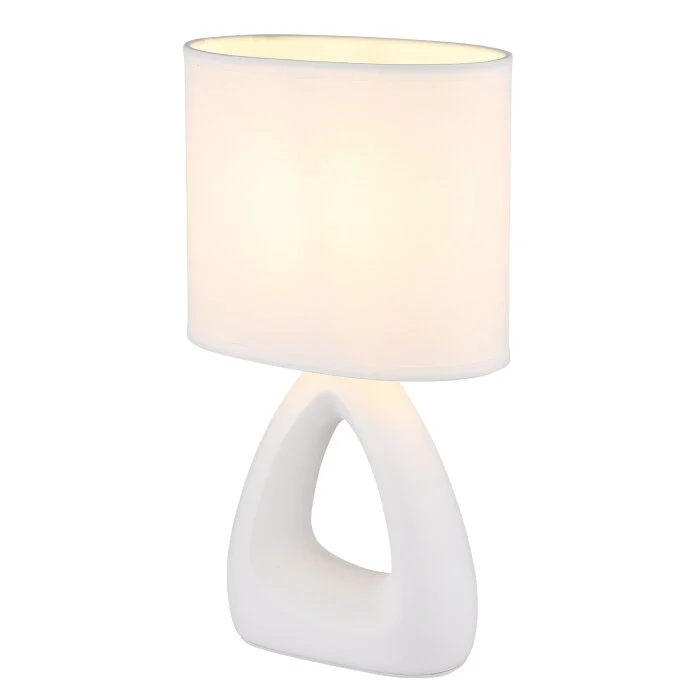 Lámparas Globo Lighting Triangle Lámparas de mesa Blanca, 1 luz