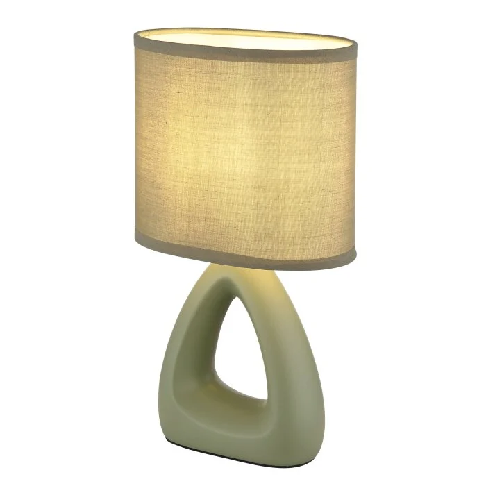 Lámparas Globo Lighting Triangle Lámparas de mesa Verde, 1 luz
