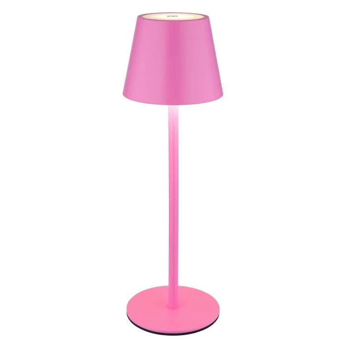 Lámparas Globo Lighting Vannie Lámparas de mesa LED Rosa, 1 luz