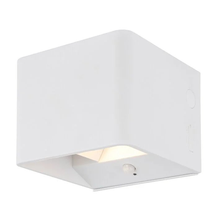 Lámparas Globo Lighting Veronika Apliques LED Blanca, 1 luz, Sensor de movimiento