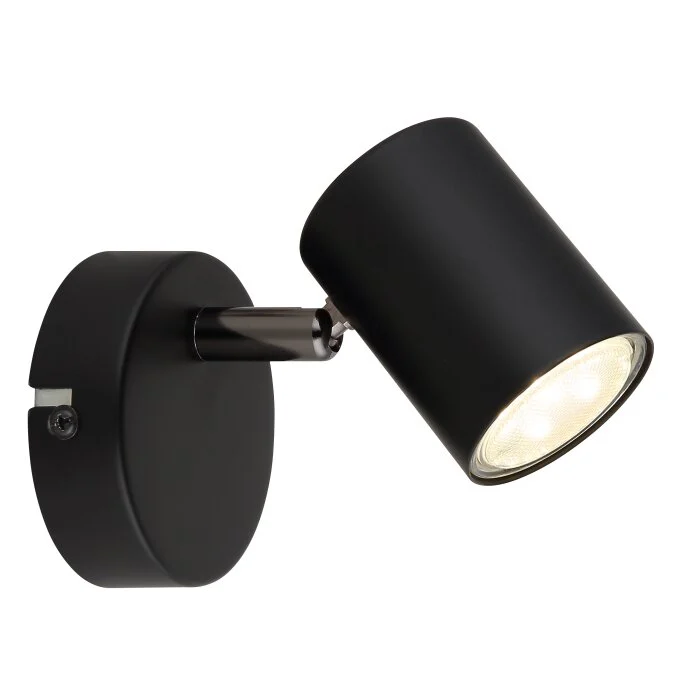 Lámparas Globo Lighting Walters Plafones, Spot techo, Apliques, Spot de pared Negro, 1 luz