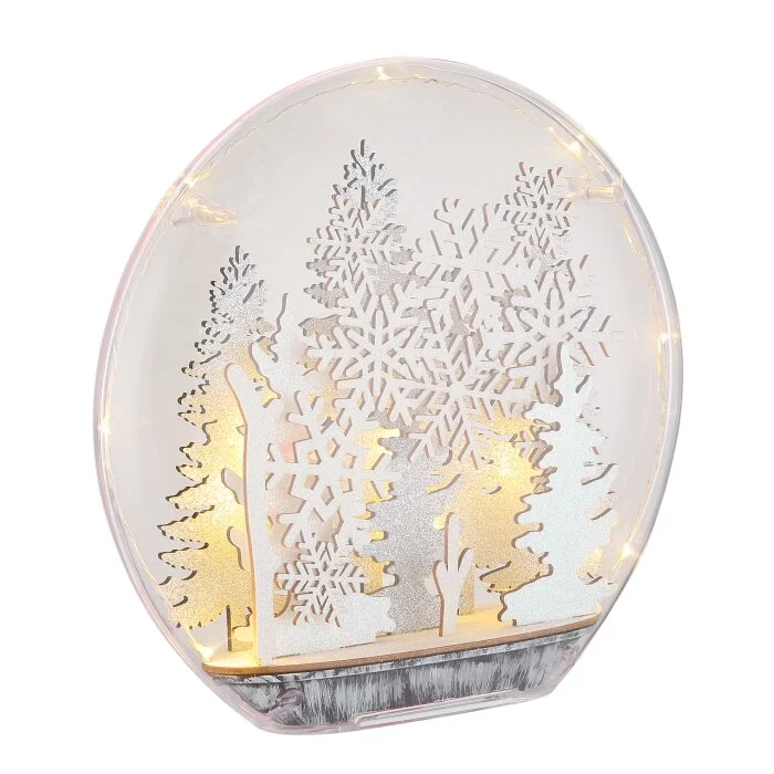 Lámparas Globo Lighting Winteria Iluminación decorativa LED Plata, Transparente, claro, Blanca, 12 luces