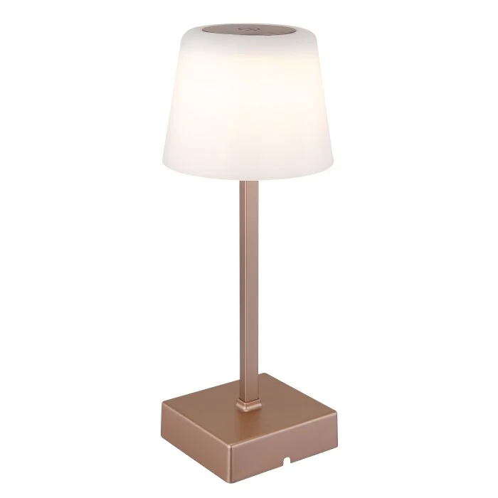 Lámparas Globo Lighting Xayden Lámparas de mesa LED champán, Color champán, 1 luz