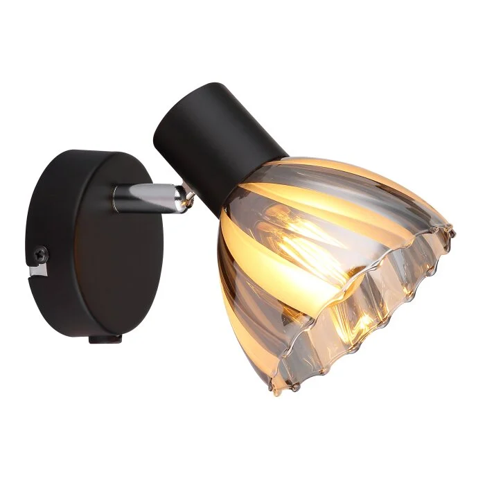 Lámparas Globo Lighting Zachery Plafones, Spot techo, Apliques, Spot de pared Negro, 1 luz