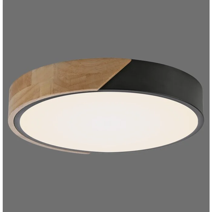 Lámparas Leuchten Direkt BILA Plafones LED Negro, 1 luz
