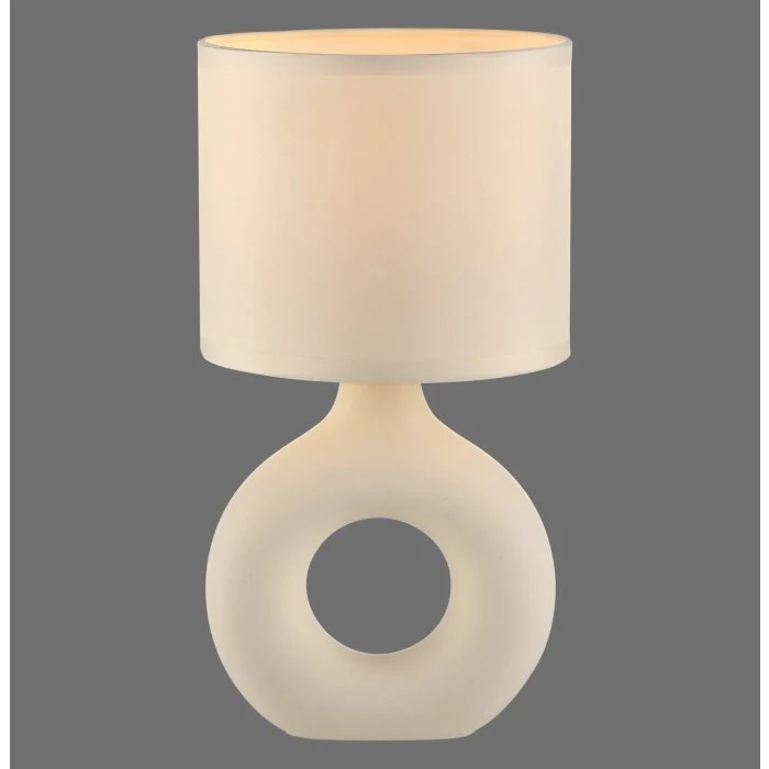 Lámparas Leuchten Direkt CARARA Lámparas de mesa LED Beige, 1 luz