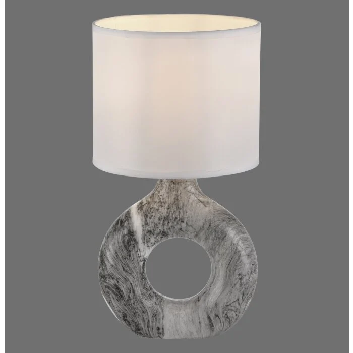 Lámparas Leuchten Direkt CARARA Lámparas de mesa LED Gris, 1 luz
