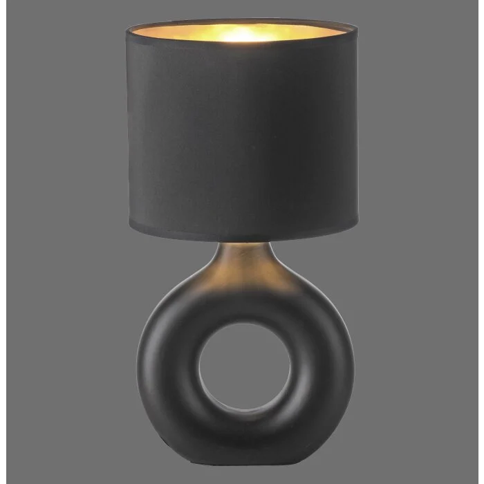 Lámparas Leuchten Direkt CARARA Lámparas de mesa LED Negro, 1 luz
