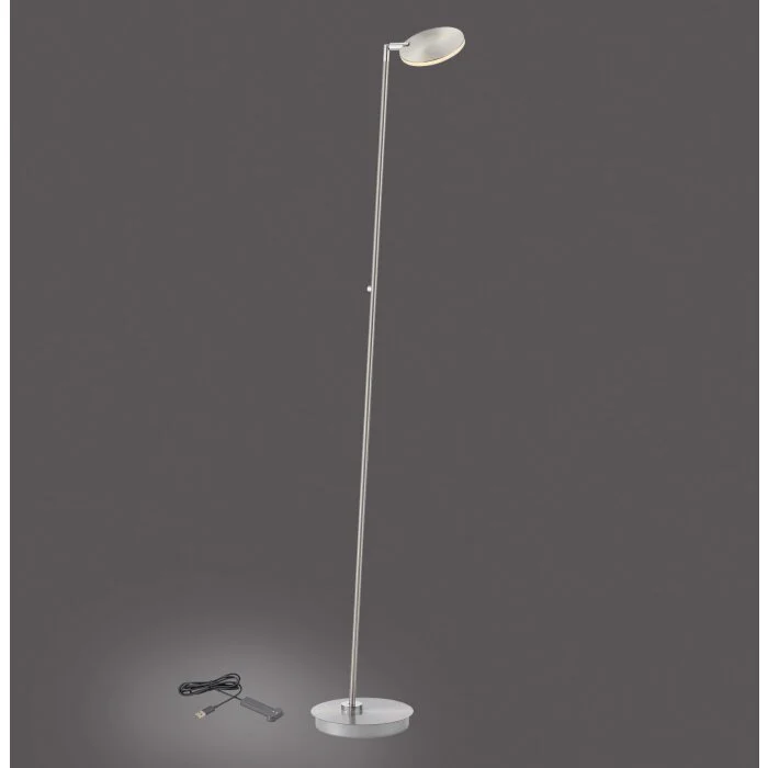 Lámparas Paul Neuhaus BENTE Lámpara de pie LED Plata, 1 luz